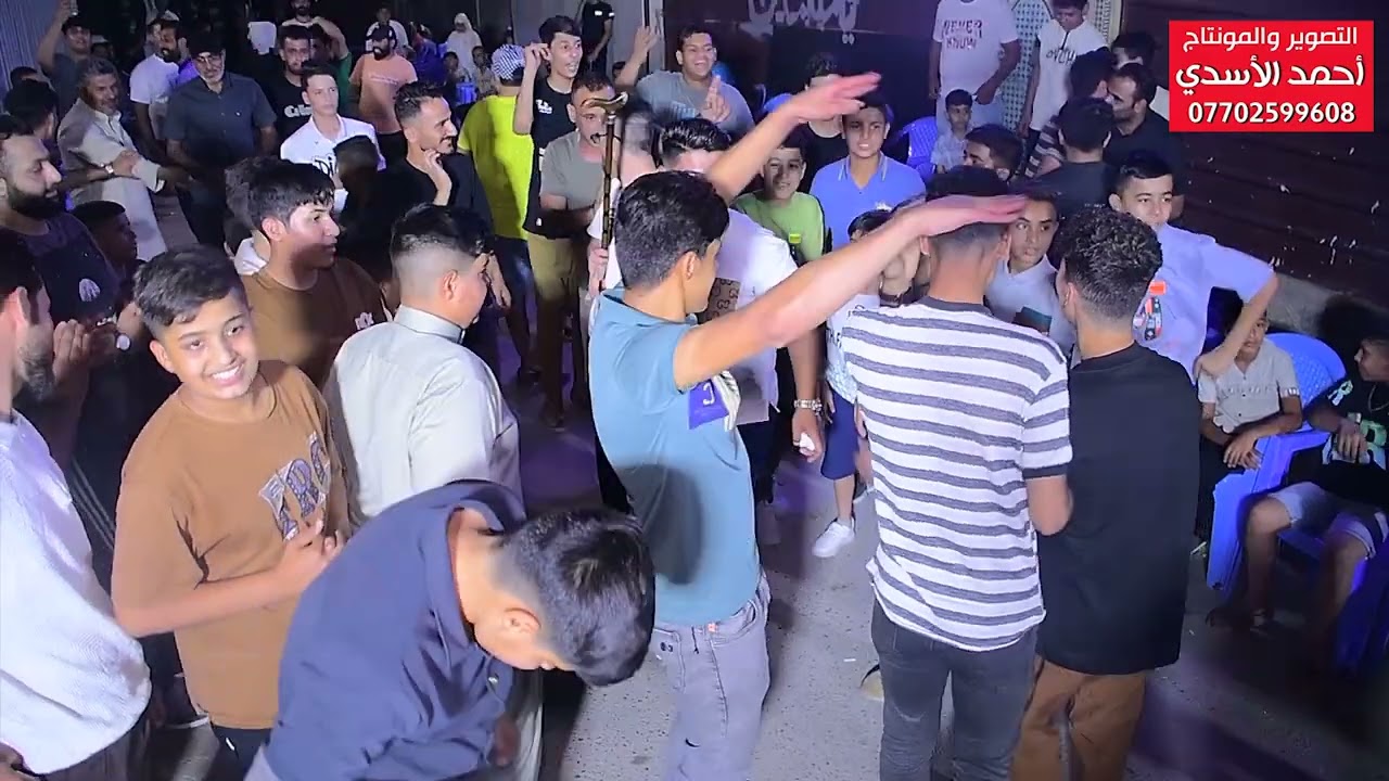 حفل زفاف خضر الساعدي بحضور المنشد بهاء الحسيني الف مبروك