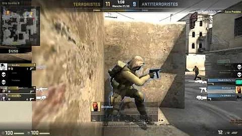 Ninja Defuse dust 2 no kit no smoke no flash Sparkles