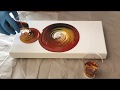 Fluid painting  prsentation de 5 coulures de peinture