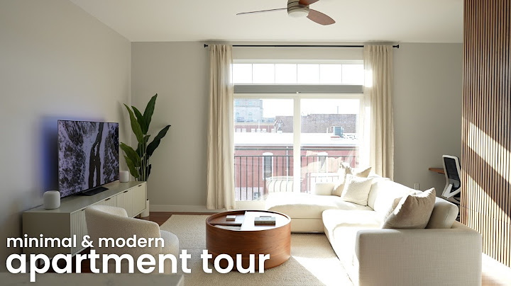 minimal & modern apartment tour | 2024
