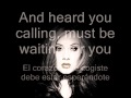 Adele Set fire to the rain en ingles y español