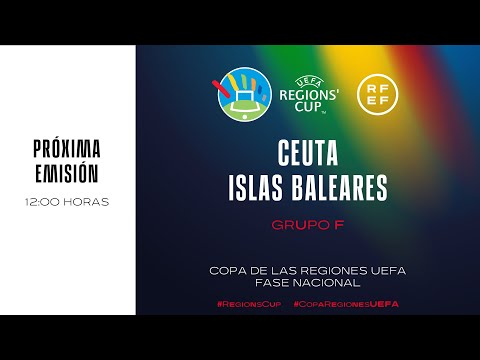 🚨DIRECTO🚨- Siga el encuentro entre Baleares y la Seleci&oacute;n de Ceuta en el debut caballa en la Copa Regiones UEFA