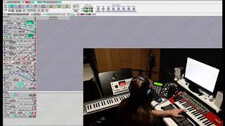 Nord Modular G2 Dub Chord patch improv demo with Machinedrum SPS-1 UW.