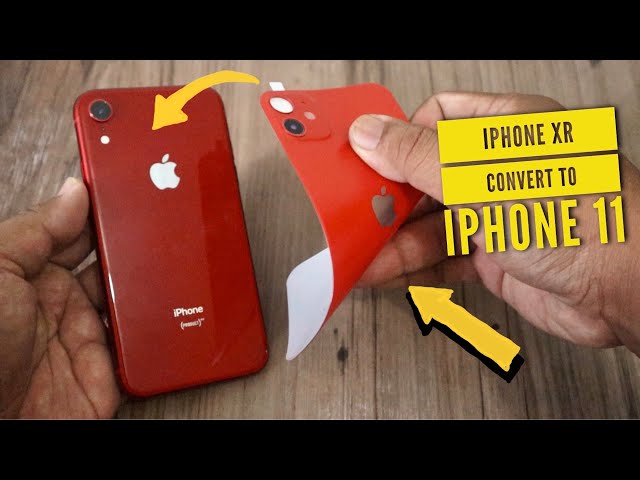 iPhone X (R) Convert to iPhone 11 (Best Back Cover for iPhone X / XS / XR / XS Max)