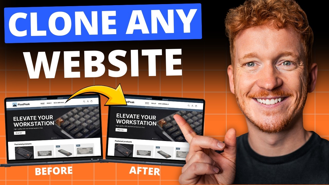 How to Clone Any Website for Free with AI (Base44 Tutorial)