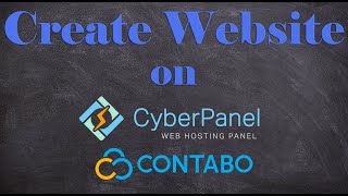 how to create a website in cyberpanel step by step