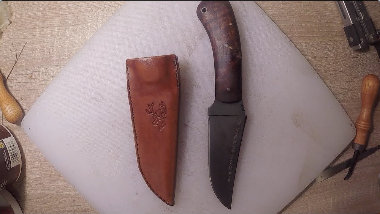 How to make a Sheath Winkler Knife II YouTube