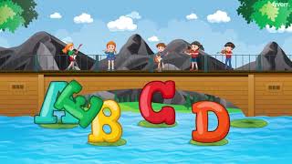 ABCD Song || 🥳 #youtubeshorts #everyone #foryou #cartoon #rainbow #cartoonsong 
