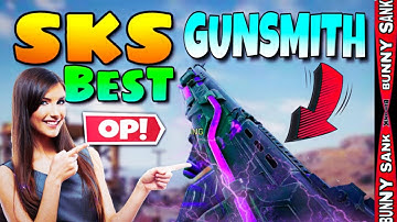 *SKS BEST* Gunsmith + Attachments OVERPOWERED!! | SKS Cod Mobile Gunsmith