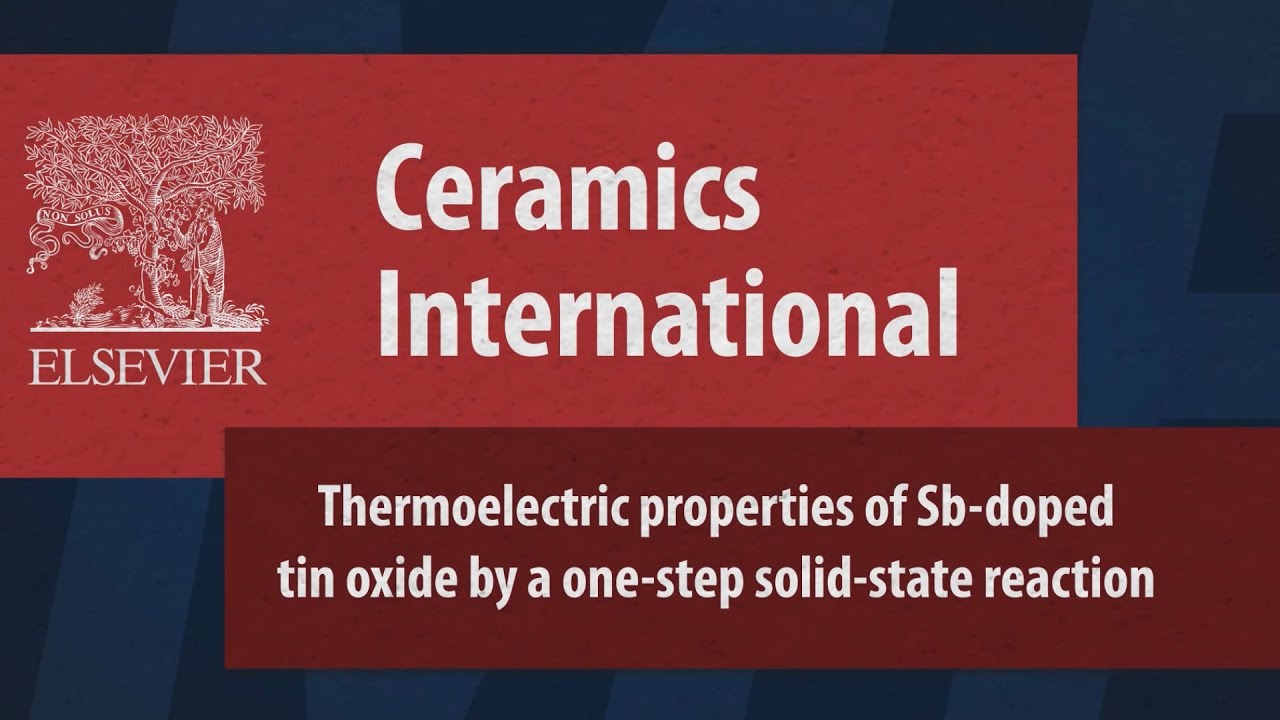 Thermoelectric properties of Sb-doped tin oxide by a one-stepsolid-state reaction