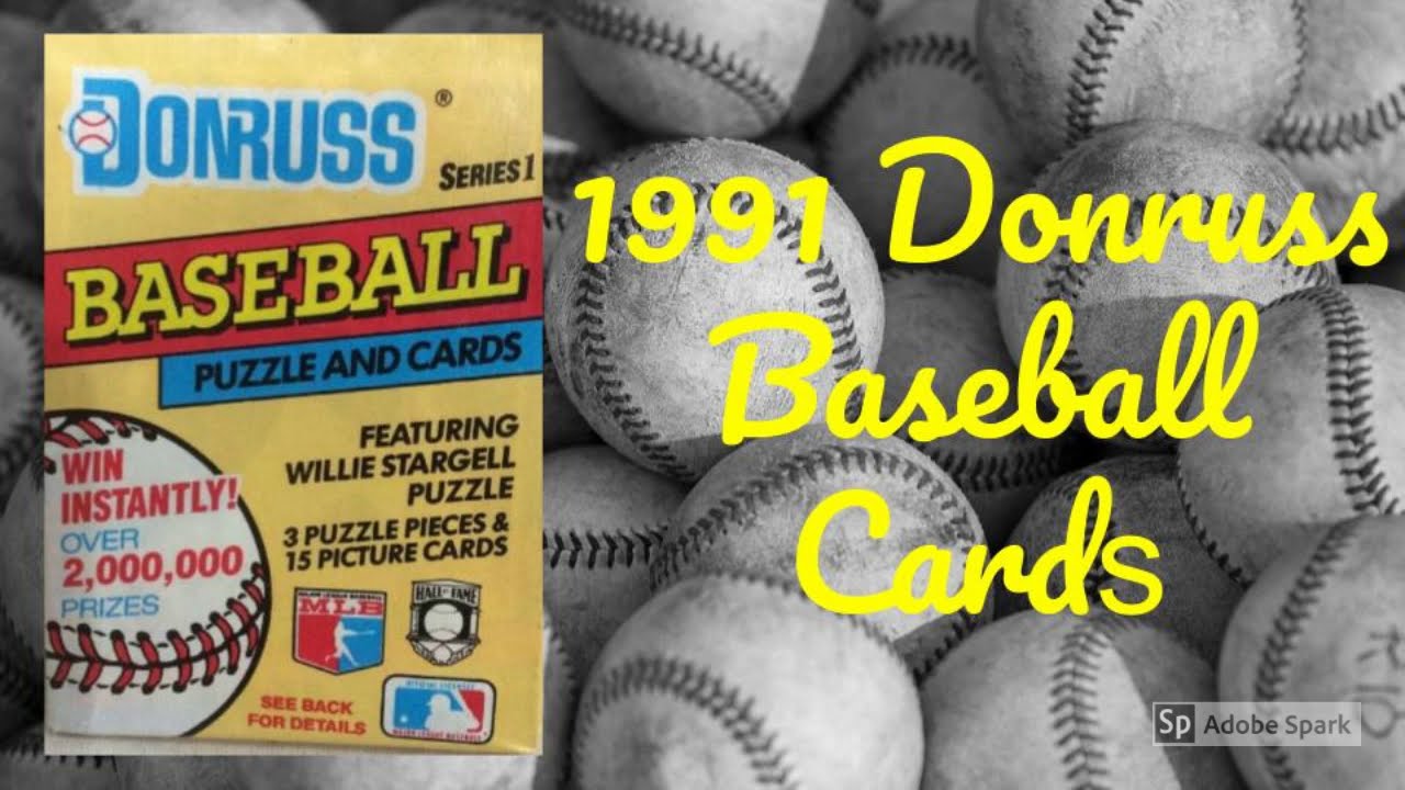 8 Donruss Baseball Card   Most Valuable