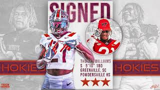 Famous Thomas Williams Signs With Virginia Tech Net Worth