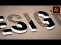 Type Design | Illustrator Text Effect Tutorial