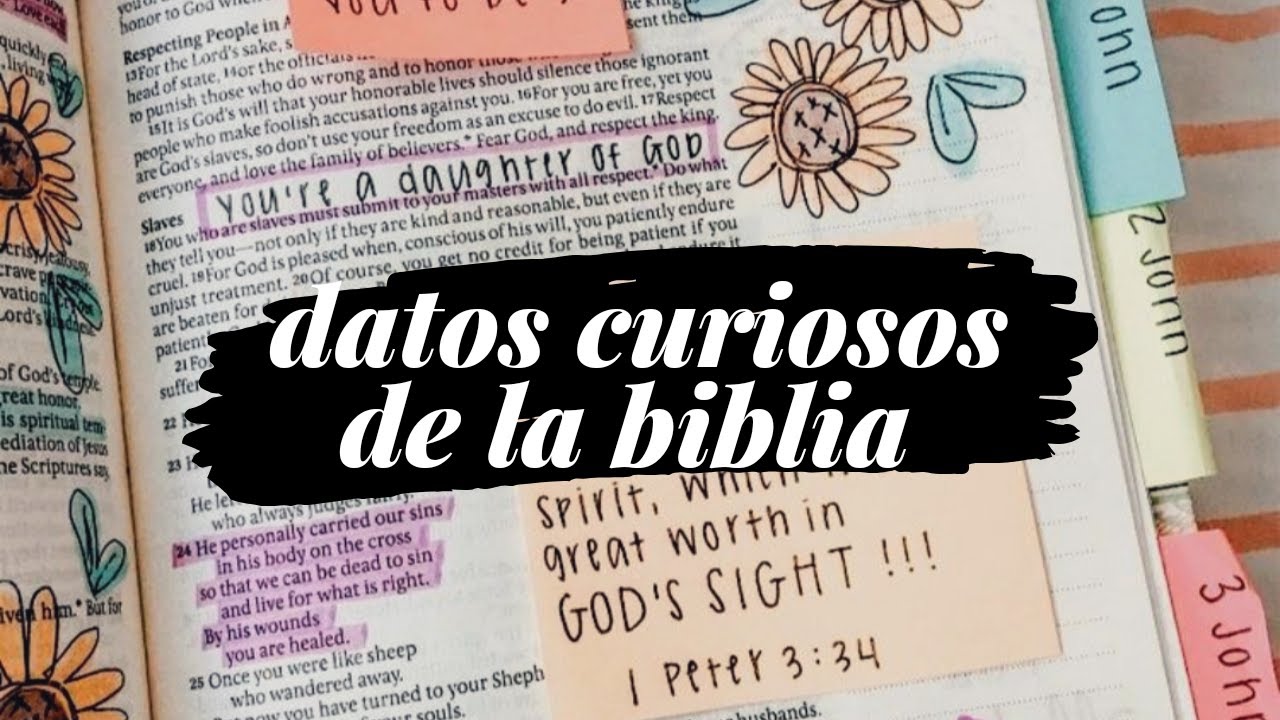 16 Datos curiosos de la Biblia//cosas que no sabías - YouTube