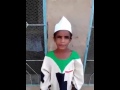 طفل يلقي قصيدة تصف حال السودان في عهد الكيزان 