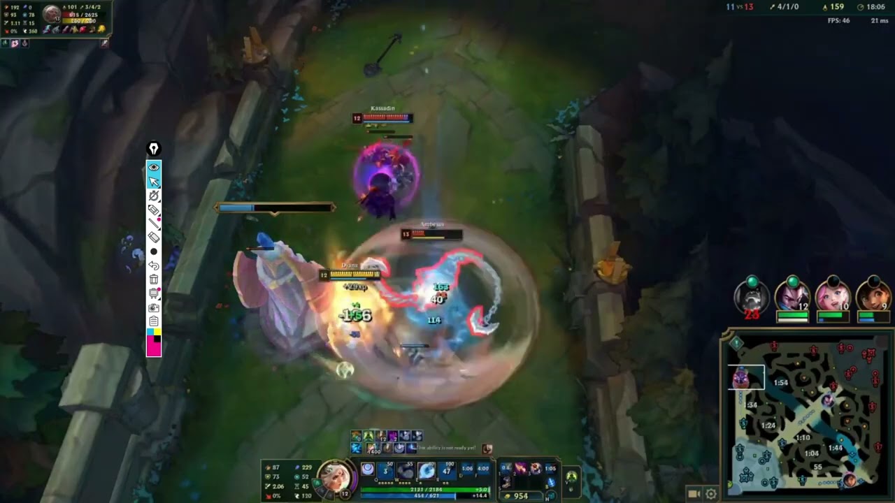 Silver Diana vs Warwick