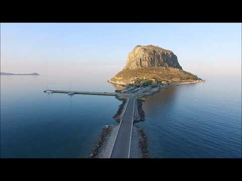 Monemvasia drone video
