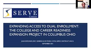 Expanding Access to Dual Enrollment - The College and Career Readiness Expansion Project in Columbus