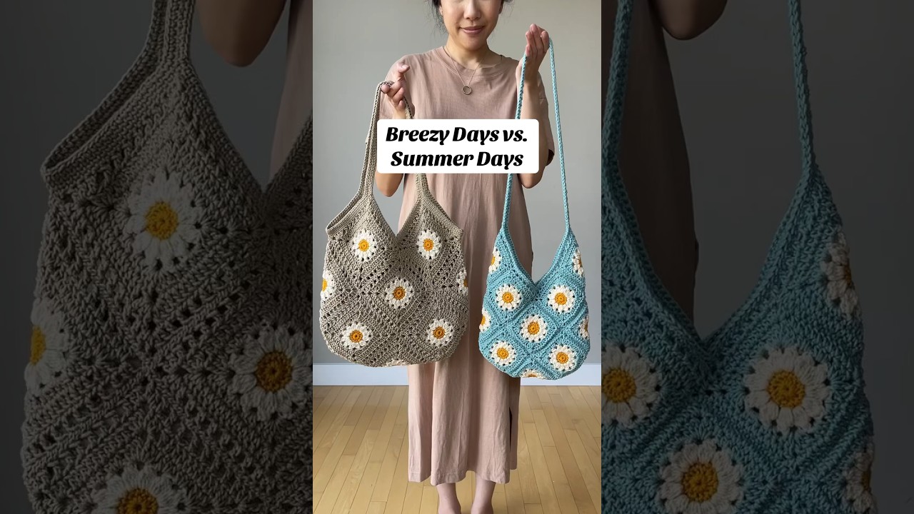 Here are the differences between the Breezy and Summer Days Daisy Bags 🌼