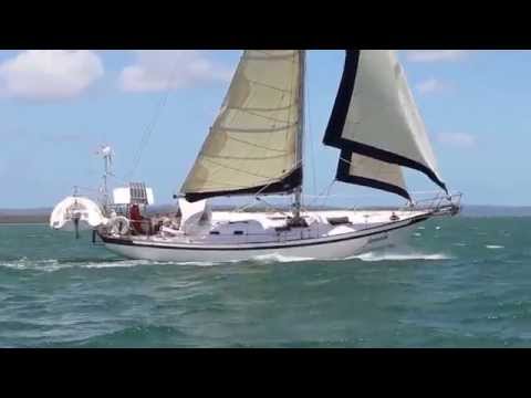 Tradewinds 35 Cutter sailing on Moreton Bay