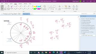 Precalculus and Trig Chapter 7 Section 2 Right Triangle Trigonometry