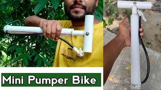 How to make High Pressure Bike Air Pump || DIY Air Pump With Homemade PVC pipe