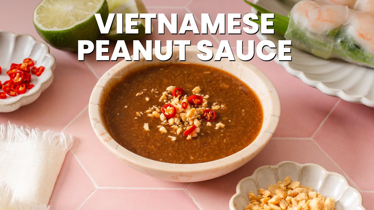 How to make Vietnamese Peanut Sauce (10 minute recipe) - YouTube