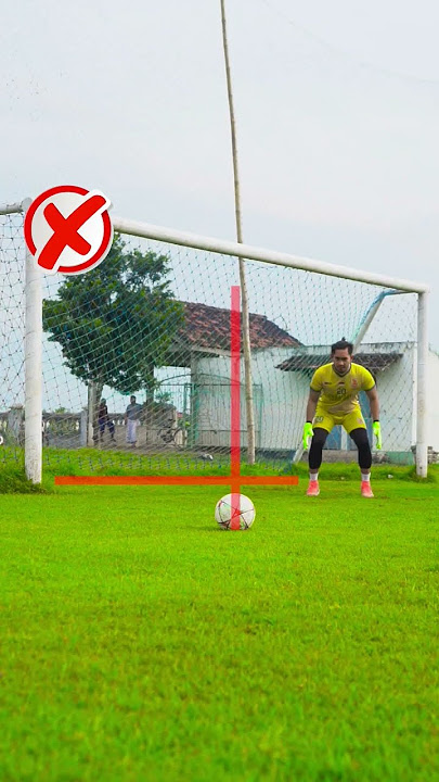 Kiper pemula wajib tau hal ini!! Tips posisi kiper saat bola di samping!! #shorts