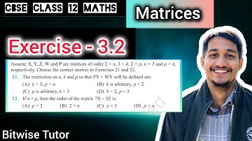 Assume X, Y, Z, W and P are matrices of order 2 × n, 3 × k, 2 × p, n × 3, p × k respectively