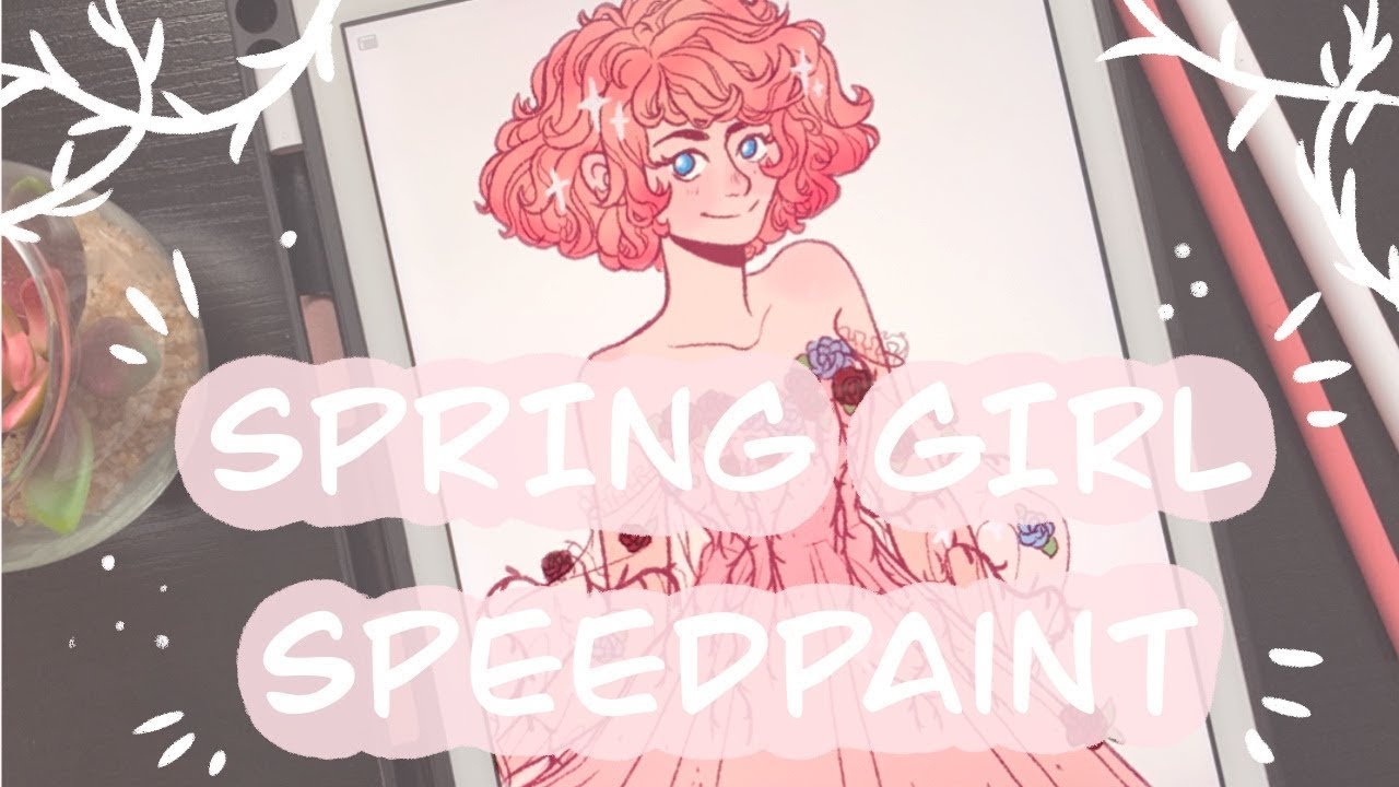 Procreate Timelapse II Spring Girl
