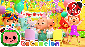 🎂Happy Birthday Song🎂 | COCOMELON 🍉| Family Time! 👨‍👩‍👦 | MOONBUG KIDS | Family Cartoons