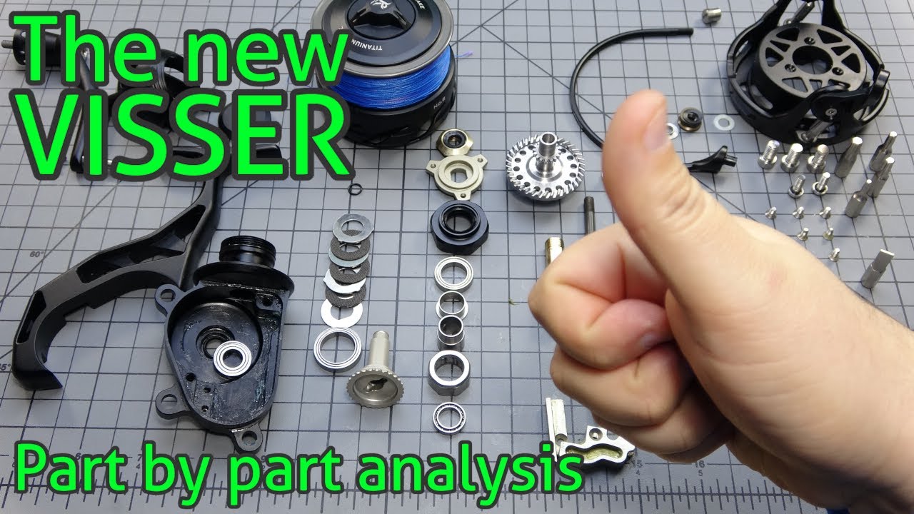 The NEW VISSER - Part by part detailed analysis - Never saw this before in  a spinning reel!! 