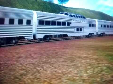 Trainz 2009 ATSF F7A longest train passenger camera iphone 8 plus apk