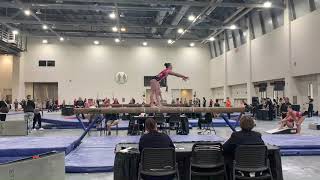 Level 8 beam routine 9.225 Region 5 regionals (Branch Gymnastics)