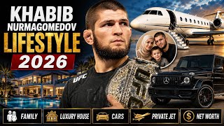 Khabib Nurmagomedov Lifestyle 2026 | Net Worth, Family, Cars, House & Private Jet