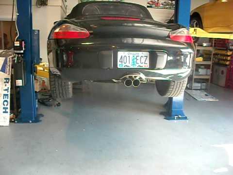 Porsche Boxster 3.2 to 3.8 Conversion with Performance Muffler - YouTube