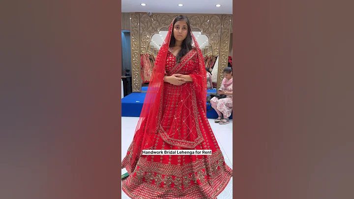 Bridal Lehenga For Rent #wedding #bride #lehenga #outfit #rent #shorts #trending #yt