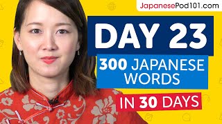 Day 23: 230\/300 | Learn 300 Japanese Words in 30 Days Challenge