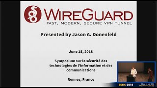 Wireguard, Jason A. Donenfeld, SSTIC 2018