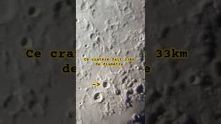 Zoom de fou 😱 sur la lune avec mon télescope !! #moon #astronomy #crater #nasa #ovnimoon
