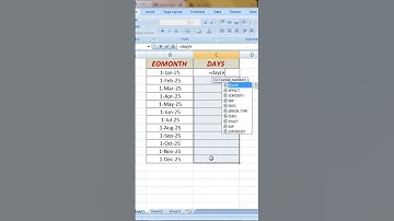 💯 Use EOMONTH formula in excel #excelshortcuts