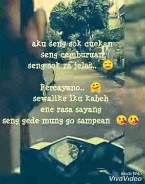 story wa jawa/romantis/buat pacar  😘