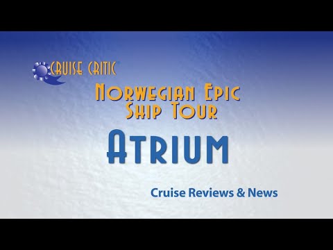 Norwegian Epic Video Ship Tour: The Atrium
