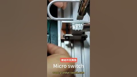 Micro switch welding wire