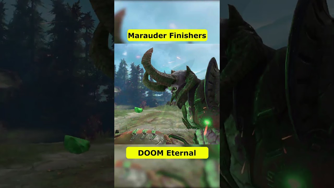 DOOM Eternal All Marauder Glory Kills Finishers