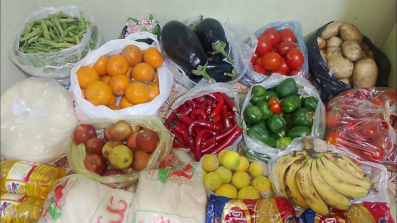 مشتريات الأسبوع بالأسعار👌ميزانية حلوة وعلى قد الايد 🌟الحقوا بسرعة عشان الخضار راكب صاروووخ