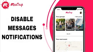 How To Disable Messages Notifications On Meetup App screenshot 4