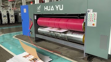 2023 hot sale of High quality pizza box printing cutting machine, flexo printer die cutter machine