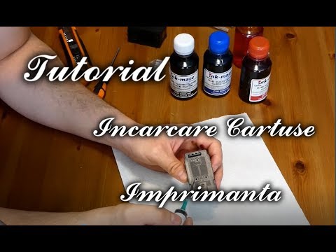 Tutorial incarcare cartuse imprimanta pas cu pas de acasa