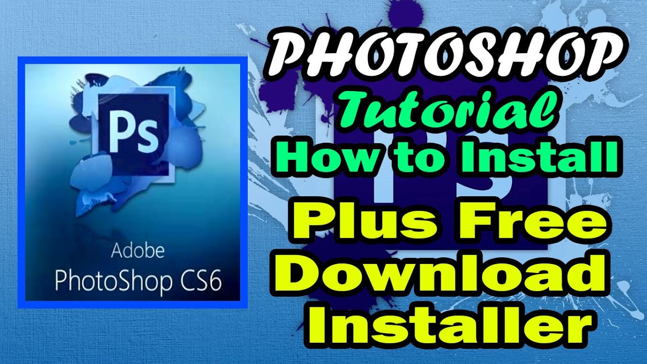 photoshop cs6 free download youtube